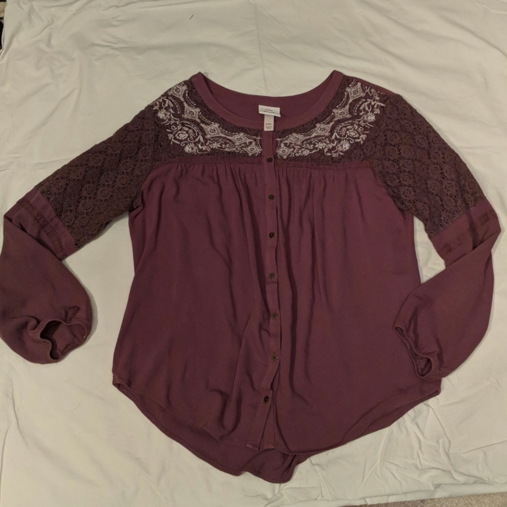 Flowy Rose Top